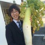 とーーーっても大きな大根です！