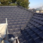 H様邸屋根瓦葺き替え工事中！