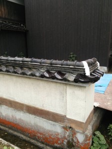 瓦施工後２