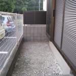 姫路市Ｔ様　境界塀工事完成しました。