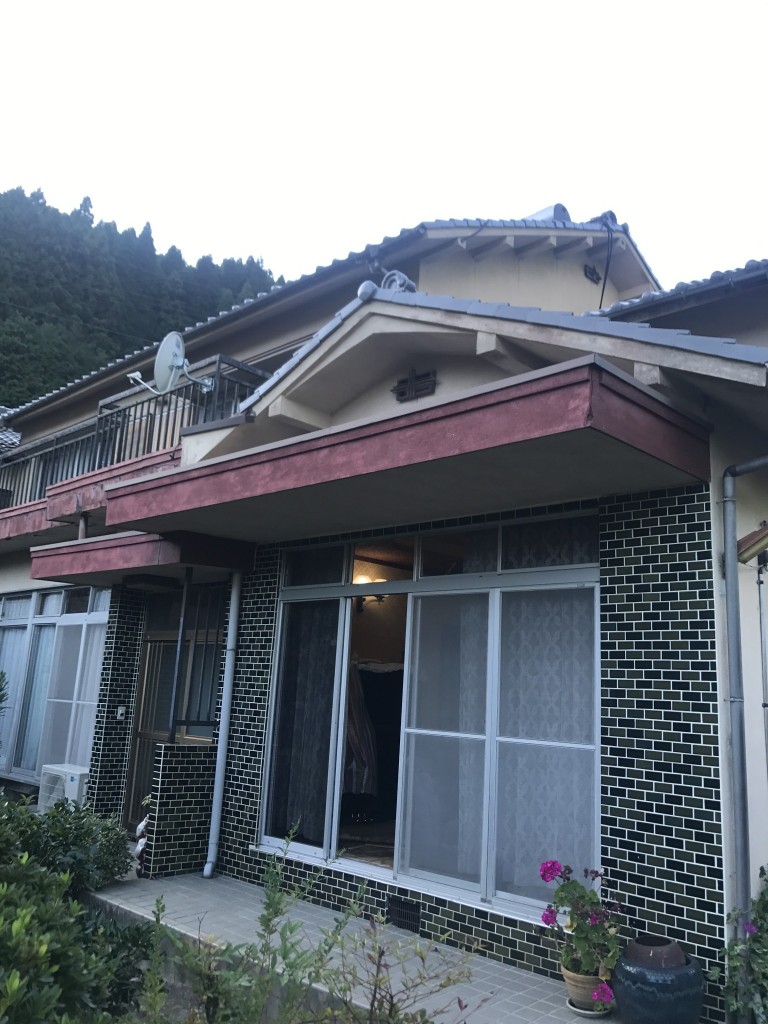 外装施工前1
