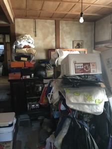 シューズクローク・玄関土間施工前1