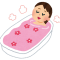 バスルームのライン照明