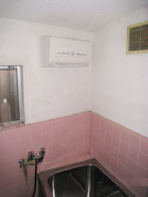 姫路市 Y様邸 浴室温風機設置