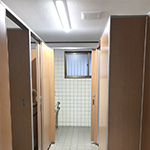 公共トイレを改装しました。