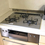 お手入れのしやすい家事ラクなコンロに取り替えました