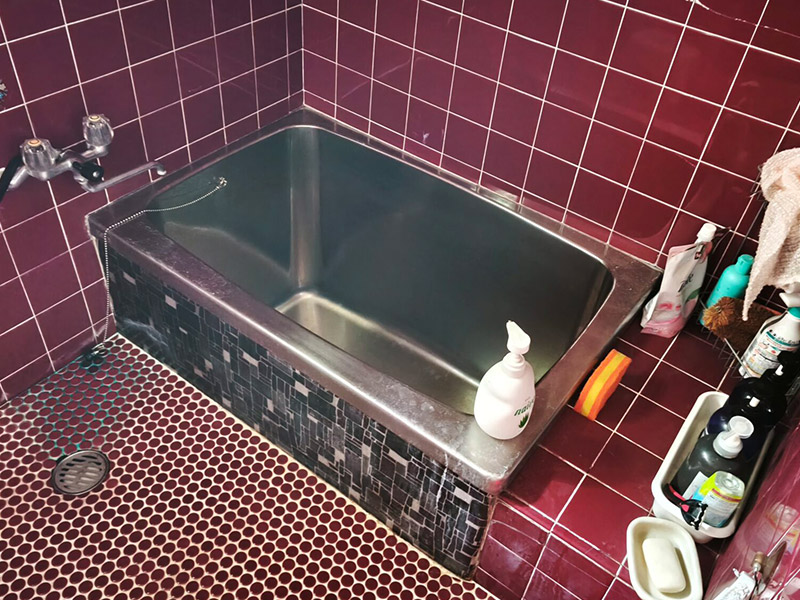 将来も考えた浴槽になりました。01