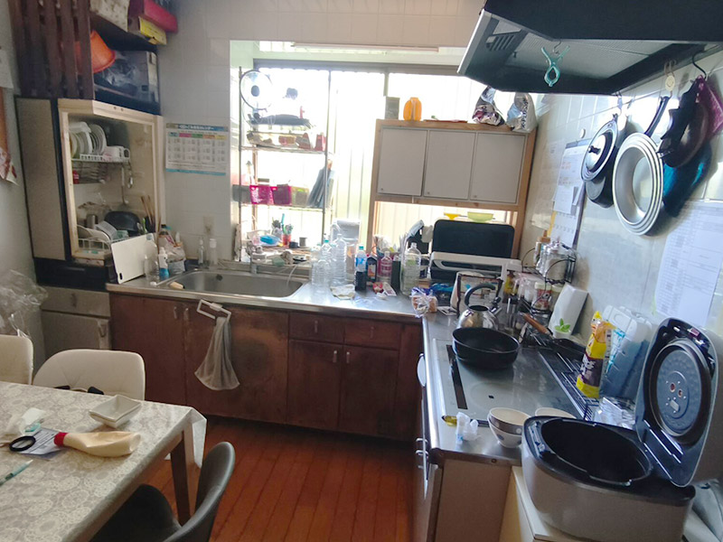 こだわりのキッチンが完成。01