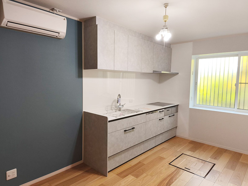 こだわりのキッチンが完成。01