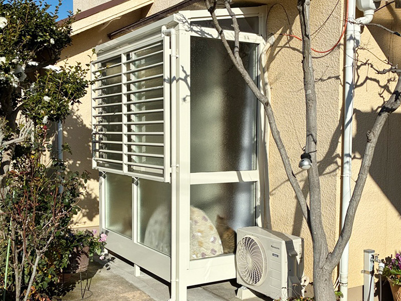 お隣からの目線が気にならなくなりました。