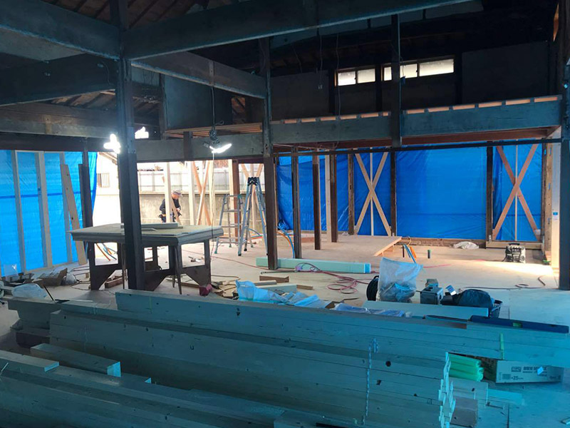 大正12年築の古民家のリノベーション10