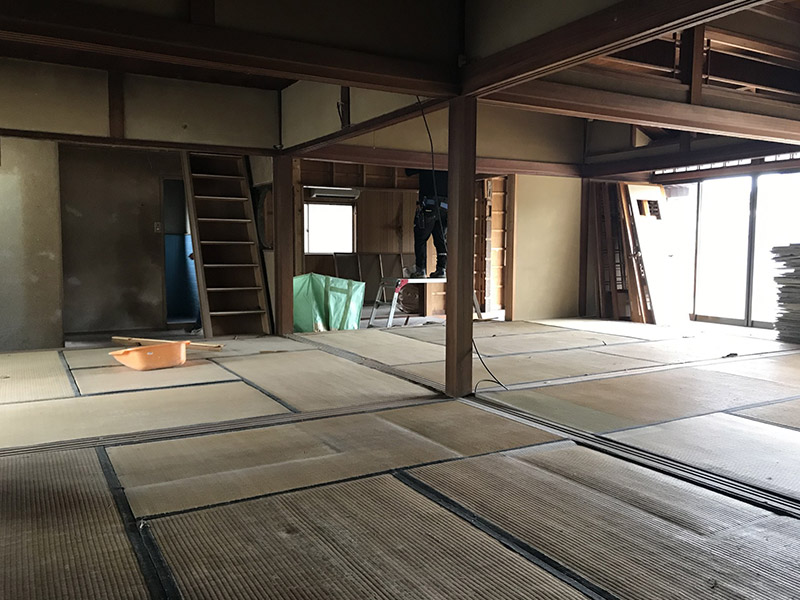 大正12年築の古民家のリノベーション01