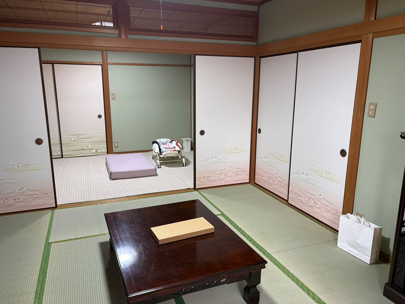 来客までに間に合いました